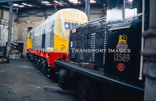 Original railway slide - original, slide: