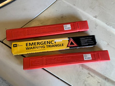 3 X Warning Triangle Car Large Reflective Road Emergency Breakdown Safety Hazard