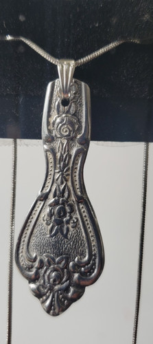 Homemade stainless steel spoon - stainless,