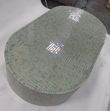 Large Mosaic Oval Display Table - Irregular Choice Store Fitting