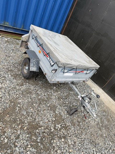 Erde 122 car tipping trailer - car,