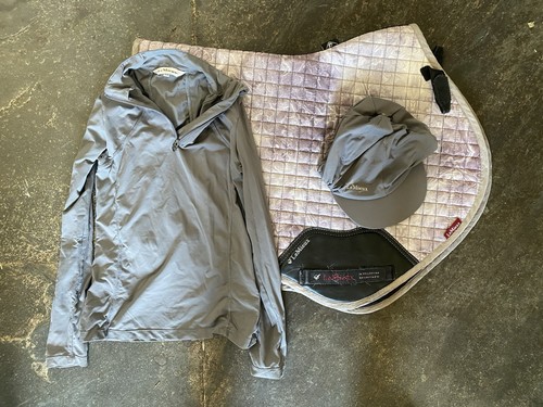 Lemieux grey set saddle pad - saddle,