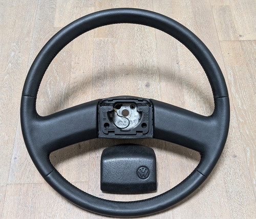 New leather steering - new, wheel