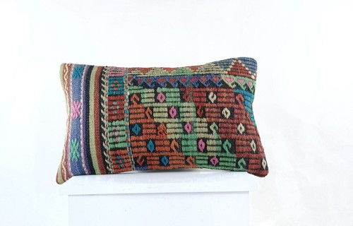 Kilim pillow cover 12x20 - kilim,