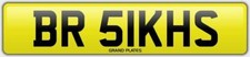 SIKH BRITISH SIKHS NUMBER PLATE UK CAR REGISTRATION BR51 KHS 2001 CARS ONWARDS