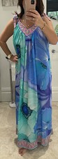 Vcg Camilla Franks Beach House Bahamas Long Shoulder Tie Dress One Size