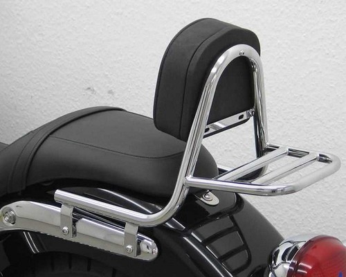 Tube sissy bar with - tube, cushion