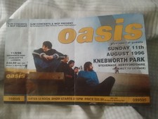 Oasis Knebworth Unused Gig