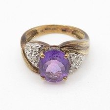 Antique Gold 9ct gold diamond