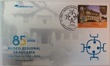 Chile 2025 FDC 85 Años Museo