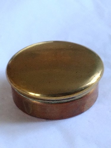 Snuff box brass copper - box,