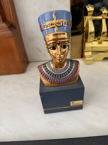 Egyptian ornaments and statues - and,