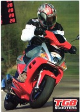 TGB Scooters 2011 UK Market Foldout Brochure 202 303 R50 R125 X-Motion Delivery
