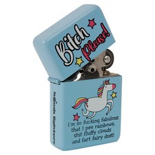 Bitch Please Funny Rude Windproof Lighter Gift Boxed Great Present for Him Her