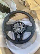 2015 BMW Mini Challenge 210 JCW F56 Leather Steering Wheel With Red Stitching.