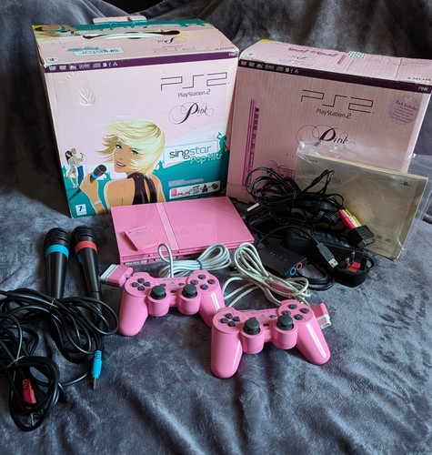 Sony ps2 pink scph 77003 - pink, scph-77003