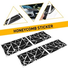 Car Black Camouflage Kit Solid Honeycomb Side Sticker DIY Decals for VW BMW Seat