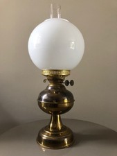Vintage Duplex Oil Lamp with