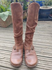 El naturalista Women's Brown Leather Boots Size 6