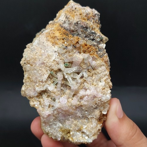 Pink tourmaline crystals - pink, with