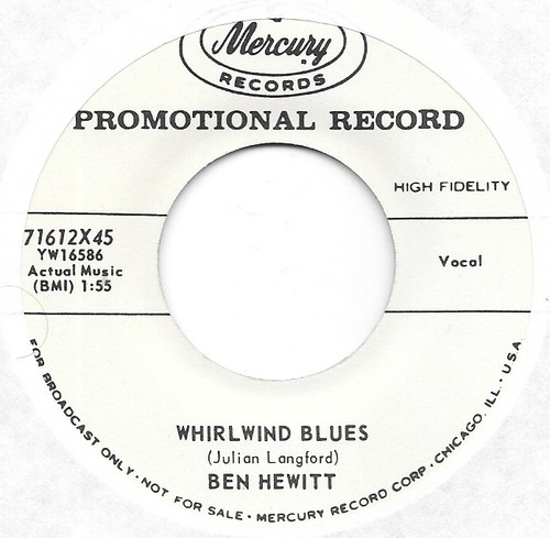 Ben hewitt whirlwind blues - ben, on