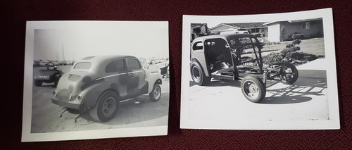 Antique car being restored - car,