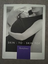 Seraphine Winifred Skin To Skin/ Baby Wearing Wrap Top Black Size S