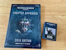 Warhammer 40k Chapter Approved 2018 Rulebook 8th Edition + Necrons Datacards