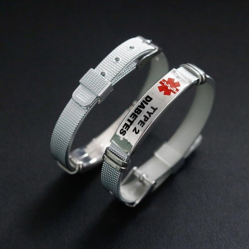 Medical alert luxe bracelet - id,