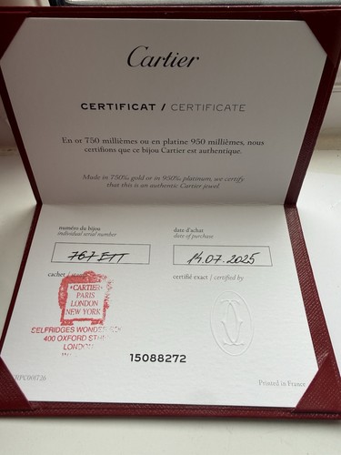 Cartier love small 18ct - small, yellow