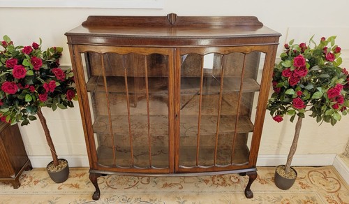 Early 20th century oak display - early,