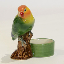 QUAIL CERAMICS LOVE BIRD TEA LIGHT HOLDER NEW WITH BOX