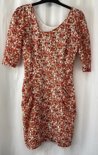 Reiss floral ruched bodycon - reiss,
