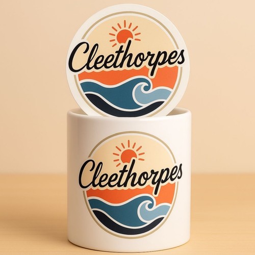 Cleethorpes mug and coaster - cleethorpes,
