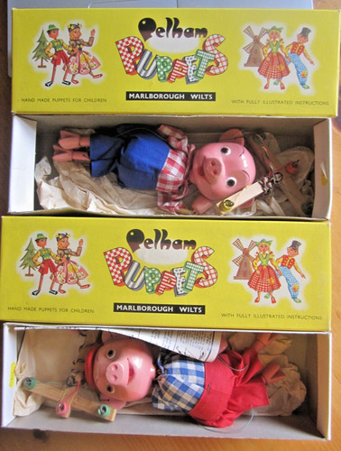 Pelham puppets pinky perky - puppets, &