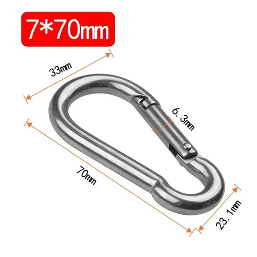 Stainless steel carabiner - a4,
