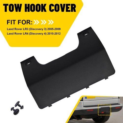 Car rear bumper panel - tow, eye