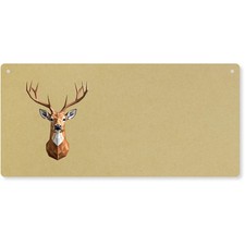 'Geometric Deer Head' Large