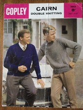 Copley Vintage Knitting Pattern 393 Mens Jumpers x2 Original 1960s Stylish ⭐️⭐️