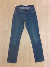 LEVI'S 529 Jeans Womens W27 L31  Curvy Skinny Leg Stretch Blue (2230)