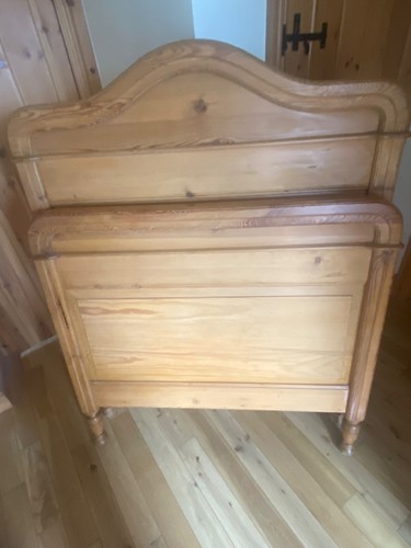 Pair victorian pine single - pair,