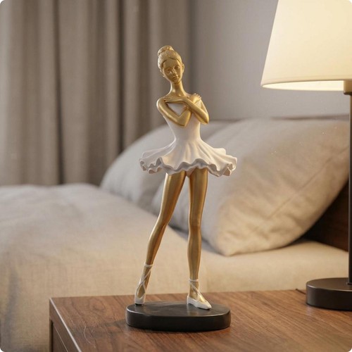 Ballet dancer figurine white - dancer,