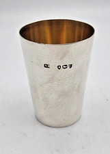 VERY NICE ANTIQUE STERLING SILVER SMALL BEAKER LONDON 1894