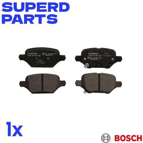 Brake pads set rear fits - pads,