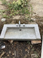 Beautiful   Granite Stone Kitchen Or Bathrooms  Sink With Mixer Tap