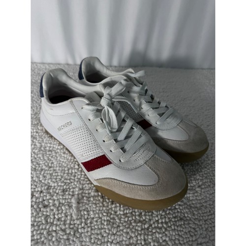 Skechers women white red - skechers, blue