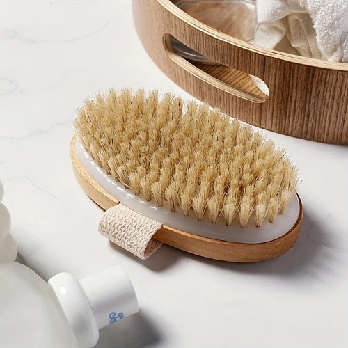 Body brush dry skin bristle - brush,