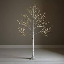 John Lewis Pre-Lit 96 LED 6Ft White Birch Xmas Christmas Twig Tree £99 RRP