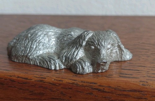 Vintage pewter sleeping - pewter,