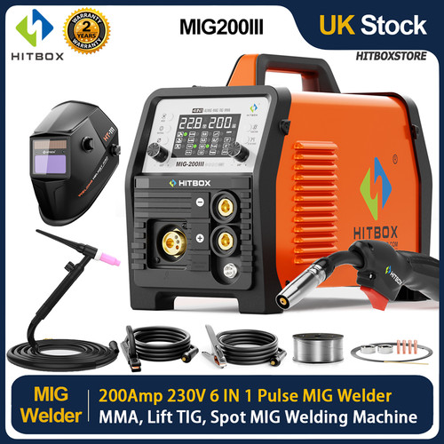 Hitbox 200a syn mig welder - 200a,